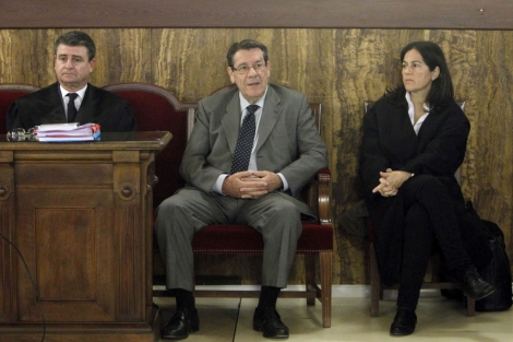 Hernndez Mateo durante su juicio en el TSJCV. | Jos Cullar
