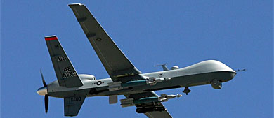 Imagen de un 'MQ-9 Reaper drone'. | Afp