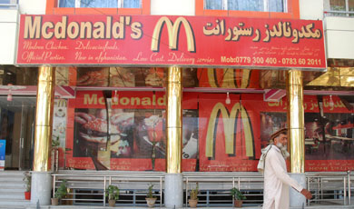 El primer McDonald's de Kabul, en el distrito tres de la ciudad. | M. B.