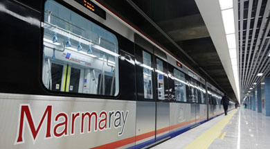 Inauguracin del tren Marmaray.| Efe