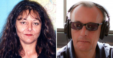 Los periodistas asesinados en Mali Ghislaine Dupont y Claude Verlon. | Afp