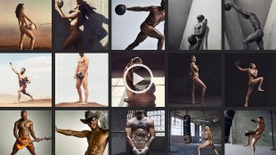Los desnudos masivos de las estrellas del deporte