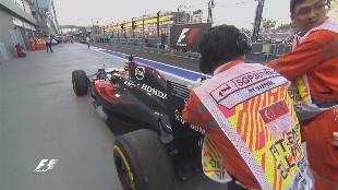 Primer susto para McLaren