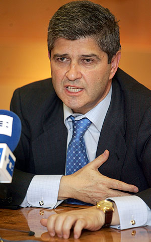 Fernando Martn, presidente del Madrid. (Foto: EFE)