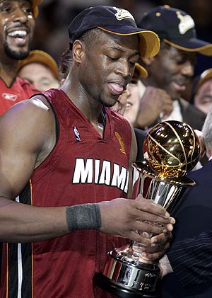 El MVP de la final, Dwayne Wade. (Foto: AFP)