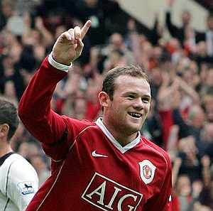 Rooney celebra un gol en la primera jornada en la 'Premier'. (Foto: AP)