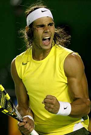 Rafa Nadal celebra con rabia su victoria sobre Andy Murray. (Foto: AFP)
