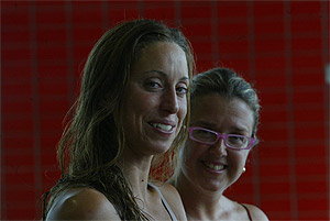 Gemma Mengual y Anna Tarrs. (Foto: QUIQUE GARCA)