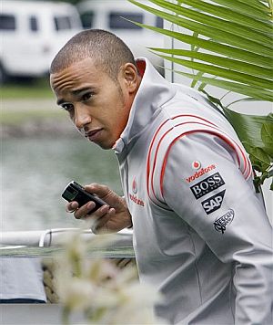 Lewis Hamilton, en el circuito Gilles Villeneuve. (Foto: AP)