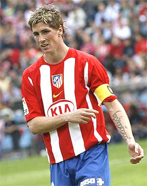 Fernando Torres, tras un partido de Liga con el Atltico. (Foto: EFE)