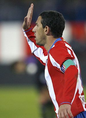 Maxi, autor de dos goles del Atltico. (Foto: EFE)