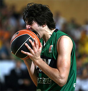 Rubio, durante un partido de la ACB. (Foto: RUDY)