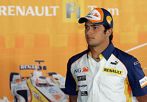 Nelson Piquet, pilto de Renault. (Foto: AFP)