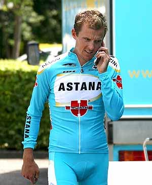 Jaksche, durante su etapa en el Astana-Wrth. (Foto: EFE)