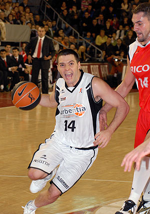 Javi Salgado, del iurbentia Bilbao Basket. (Foto: EFE)