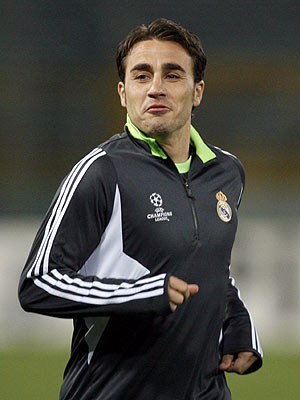 Cannavaro durante un entrenamiento (Foto: EFE)