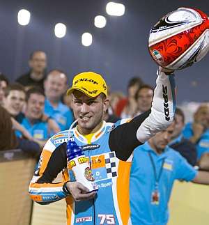 Mattia Pasini, debutante y vencedor en 250 cc. (Foto: EFE)