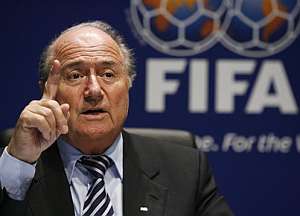 Joseph Blatter, durante la rueda de prensa. (Foto: AP)