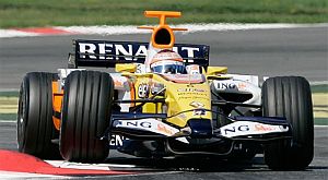 Nelsinho Piquet, durante una de las vueltas al circuito de Montmel. (Foto: AP)