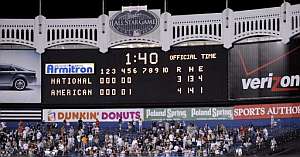 El marcador del "Yankee Stadium" se apagar para siempre al final de temporada. (Foto:EFE)