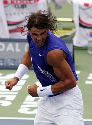 Rafa Nadal, tras ganar en Toronto. (Foto: EFE)