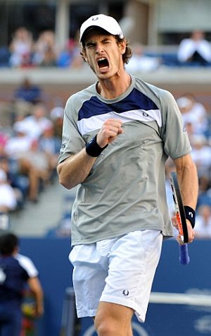 Murray se golpea en el pecho tras un punto. (Foto: AFP)
