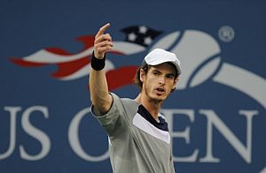 Andy Murray, durante la final del US Open. (Foto: AFP)