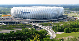 Imgen del imponente 'Allianz Arena' de Mnich.
