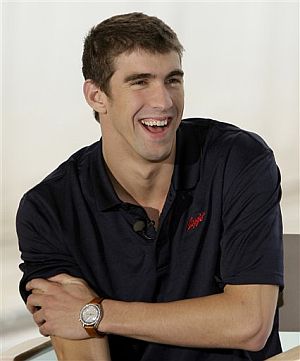 Phelps, durante una entrevista en Baltimore. (Foto: AP)