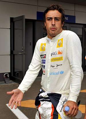 Fernando Alonso, durante el GP Japn. (Foto: EFE)