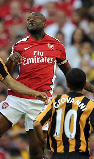 William Gallas en un partido con el Arsenal (Foto:REUTERS)