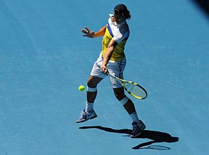 Rafa Nadal, en Melbourne. (Foto: AFP)