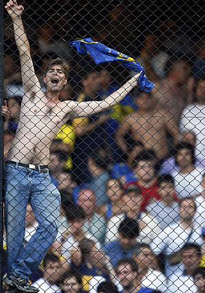 La aficin de Boca Juniors anima a su equipo (Foto: REUTERS)