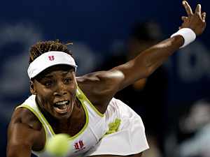 Venus Williams, en el partido contra Serena. (Foto: AFP)
