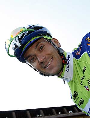 Ivan Basso, el pasado 20 de marzo, antes de la Miln-San Remo. (Foto: REUTERS)