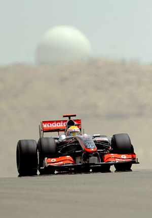 Lewis Hamilton, en Sakhir. (AFP)