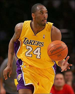 Kobe Bryant, una vez ms, la clave. (Foto NBA)