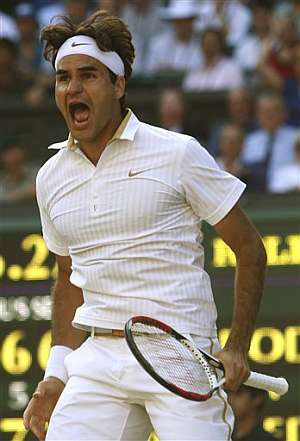 Federer estalla de alegría tras el último punto. (Foto: AP)