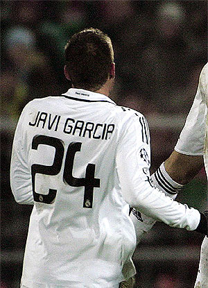 Javi Garca durante un partido con el Real Madrid (FOTO: REUTERS)