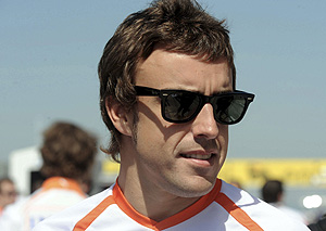 Fernando Alonso en el circuito de Hungaroring. (Foto: EFE)