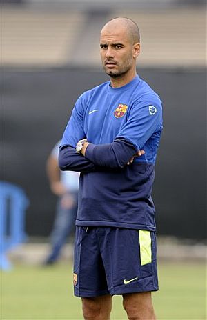 Pep Guardiola, tcnico del Bara. (Foto: AP)