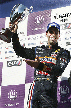 Jaime Alguersuari, tercero en la primera carrera de la Frmula Renault 3.5 Series. (Foto: EFE)