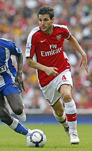 Cesc Fbregas, centrocampista del Arsenal. (Foto: AFP)