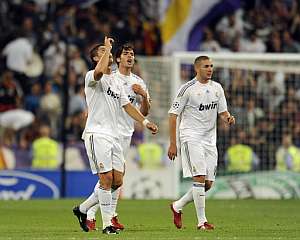 Cristiano, Kak y Benzema. (Foto: AFP)