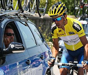 Nuno Ribeiro en la Vuelta a Portugal. (EFE)