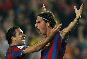 Xavi e Ibrahimovic, dos de los nominados al premio (Foto: Reuters)