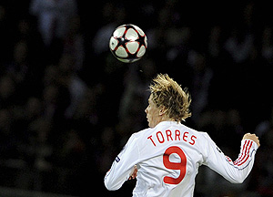 Fernando Torres, en el Lyn-Liverpool. (Foto: EFE)