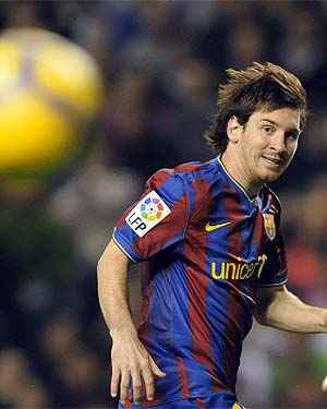 Leo Messi, en San Mams. (Foto: REUTERS)