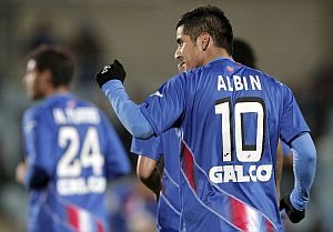 Juan Albn, el jugador ms valioso de la primera jornada de la Liga 100mil. (Foto: EFE)