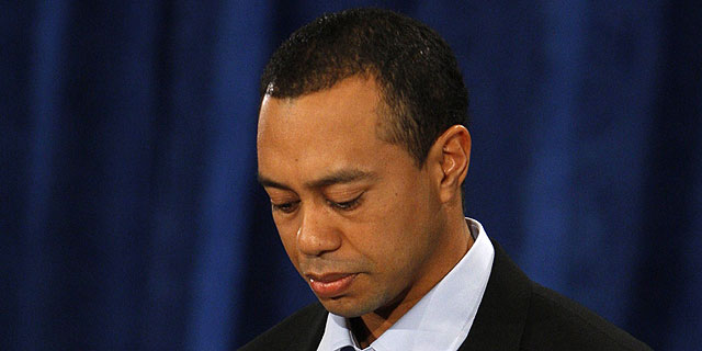 Tiger Woods durante su comparecencia. (Foto: REUTERS)